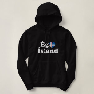 I Herz (Liebe) Island [Ég Elska Ísland] Island Hoodie