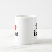 I Herz (Liebe) Island [Ég Elska Ísland] Island Kaffeetasse (Mittel)