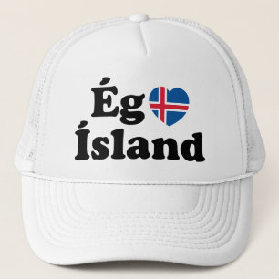 I Herz (Liebe) Island [Ég Elska Ísland] Island Truckerkappe