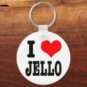 I HERZ (LIEBE) Jello Schlüsselanhänger (Vorderseite)