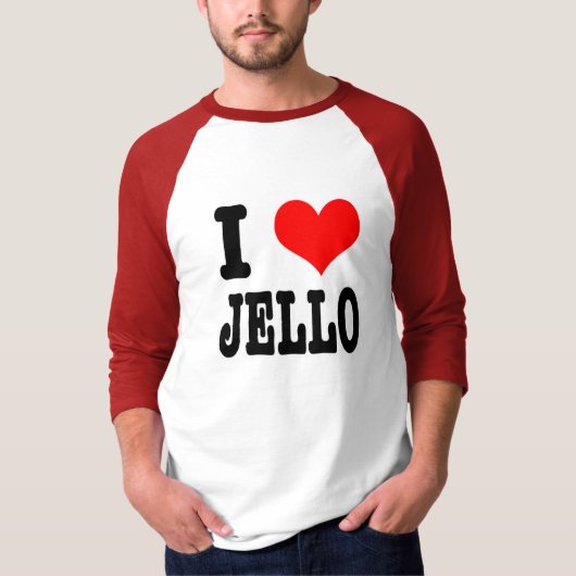 I HERZ (LIEBE) Jello T-Shirt (Vorderseite)