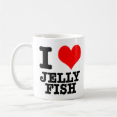 I HERZ (LIEBE) JELLY FISH KAFFEETASSE (Links)