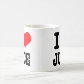 I HERZ (LIEBE) JUICE KAFFEETASSE (Mittel)