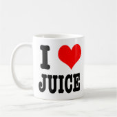 I HERZ (LIEBE) JUICE KAFFEETASSE (Links)
