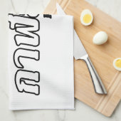 I Herz (Liebe) Kalasin, Isan, Thailand Küchentuch (Viertel Falte)