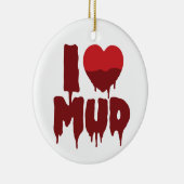 I Herz (Liebe) Keramik Ornament (Rechts)