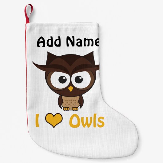 I Herz (Liebe) Kleiner Weihnachtsstrumpf (Vorderseite)