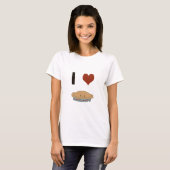 I Herz (Liebe) Kuchen T-Shirt (Vorne ganz)