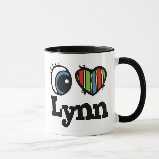 I Herz (Liebe) Lynn Tasse (Rechts)