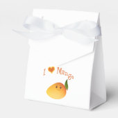 I Herz (Liebe) Mango Geschenkschachtel (Vorderseite)