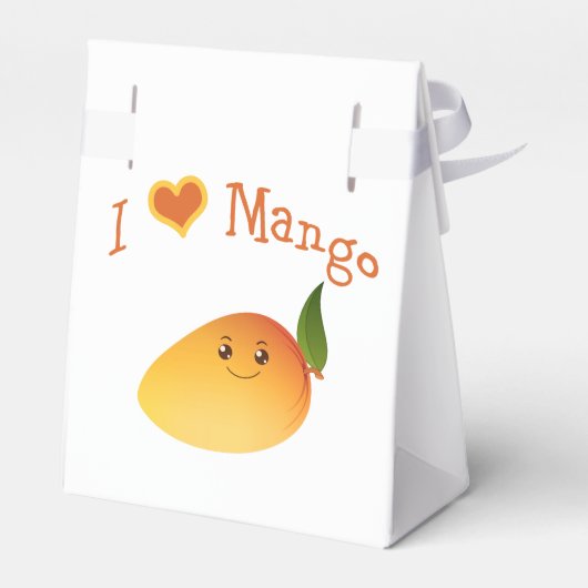 I Herz (Liebe) Mango Geschenkschachtel (Rückseite)