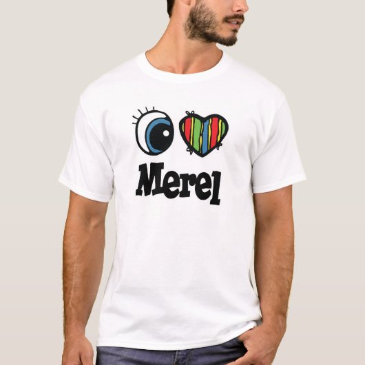 I Herz (Liebe) Merel T-Shirt (Vorderseite)