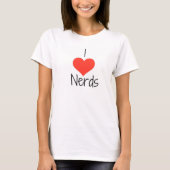 I Herz-Liebe-Nerd-T - Shirt (Vorderseite)