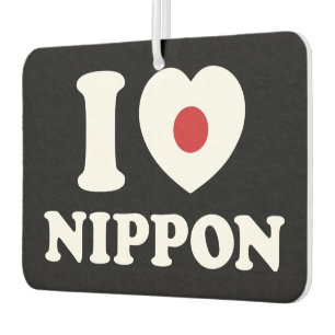 I HERZ [LIEBE] NIPPON AIR FRESHENER AUTOLUFTERFRISCHER