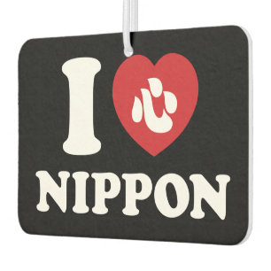 I HERZ [LIEBE] NIPPON AIR FRESHENER AUTOLUFTERFRISCHER