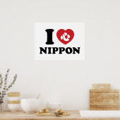 I HERZ [LIEBE] NIPPON POSTER (Küche)
