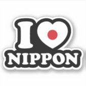 I HERZ [LIEBE] NIPPON STICKER (Vorderseite)