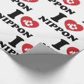 I HERZ [LIEBE] NIPPON WRAPPING PAPIER GESCHENKPAPIER (Ecke)