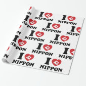 I HERZ [LIEBE] NIPPON WRAPPING PAPIER GESCHENKPAPIER (Ungerollt)