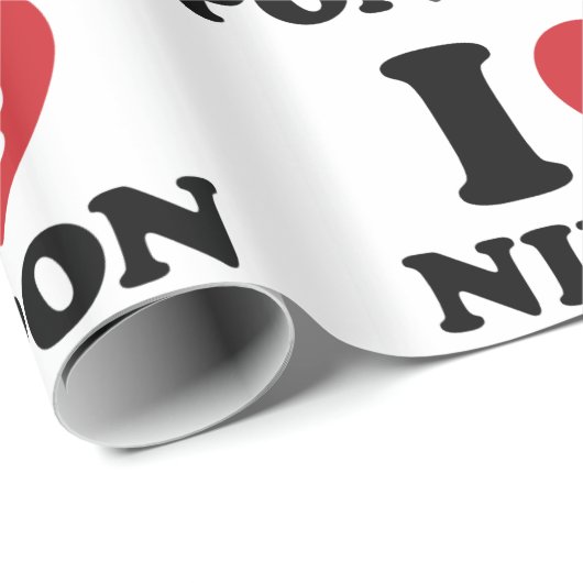 I HERZ [LIEBE] NIPPON WRAPPING PAPIER GESCHENKPAPIER (Rolleneckpunkt)