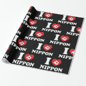 I HERZ [LIEBE] NIPPON WRAPPING PAPIER GESCHENKPAPIER (Ungerollt)