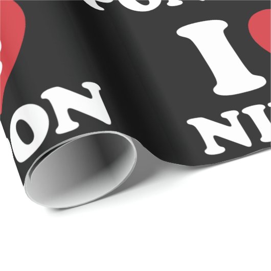 I HERZ [LIEBE] NIPPON WRAPPING PAPIER GESCHENKPAPIER (Rolleneckpunkt)