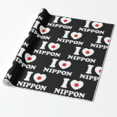 I HERZ [LIEBE] NIPPON WRAPPING PAPIER GESCHENKPAPIER (Ungerollt)