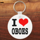I HERZ (LIEBE) OBOEN SCHLÜSSELANHÄNGER (Vorderseite)