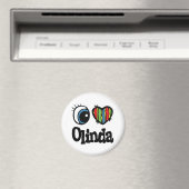 I Herz (Liebe) Olinda Magnet (In Situ (Geschirrspüler))