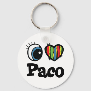 I Herz (Liebe) Paco Schlüsselanhänger