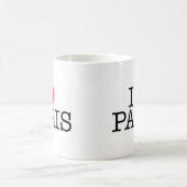 I Herz (Liebe) Paris Kaffeetasse (Mittel)