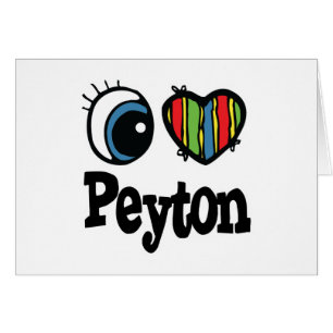 I Herz (Liebe) Peyton