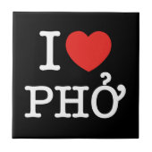 I Herz (Liebe) Pho Fliese (Vorderseite)