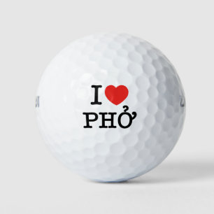 I Herz (Liebe) Pho Golfball