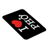 I Herz (Liebe) Pho Magnet (Rechte Seite)