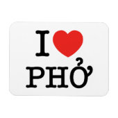 I Herz (Liebe) Pho Magnet (Horizontal)