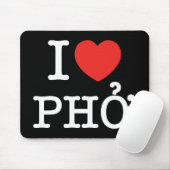 I Herz (Liebe) Pho Mousepad (Mit Mouse)