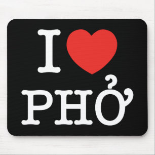 I Herz (Liebe) Pho Mousepad