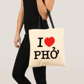 I Herz (Liebe) Pho Tragetasche (Vorderseite (Produkt))