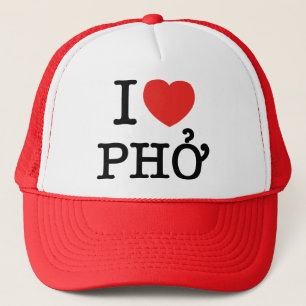 I Herz (Liebe) Pho Truckerkappe