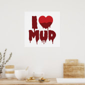 I Herz (Liebe) Poster (Küche)