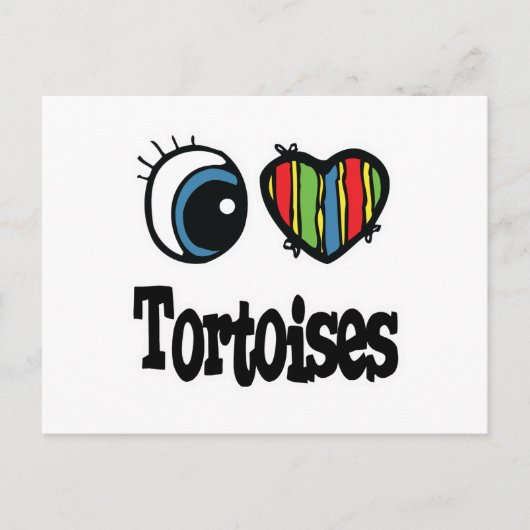 I Herz (Liebe) Postkarte (Vorderseite)