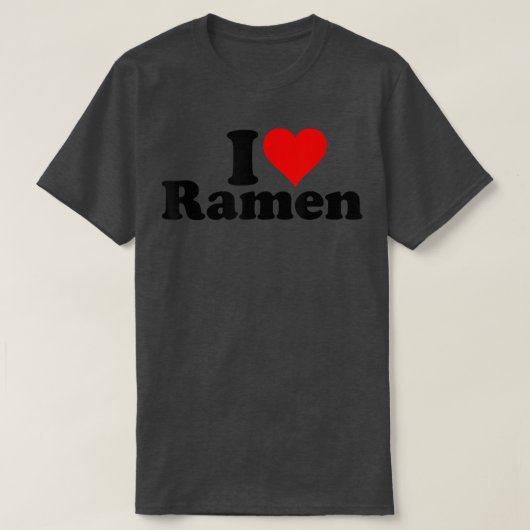 I Herz Liebe Ramen Japanisch Noodles431 T-Shirt (Design vorne)