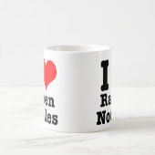 I HERZ (LIEBE) Ramen Nudeln Kaffeetasse (Mittel)