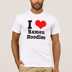 I HERZ (LIEBE) Ramen Nudeln T-Shirt
