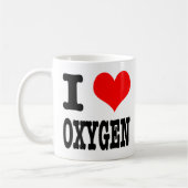 I HERZ (LIEBE) SAUERSTOFF KAFFEETASSE (Links)