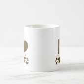 I Herz-Liebe-Schokolade Kaffeetasse (Mittel)