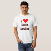 I (Herz) Liebe South Carolina T-Shirt (Vorne ganz)