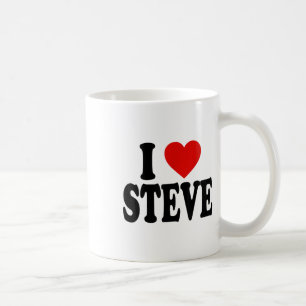I Herz Liebe Steve _1 Kaffeetasse
