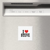 I Herz Liebe Steve _1 Magnet (In Situ (Geschirrspüler))